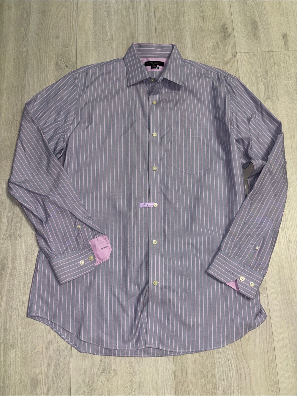 🔥BUNDLESALE Mens L Banana Republic Non Iron Classic Fit Stripe Dress Shirt